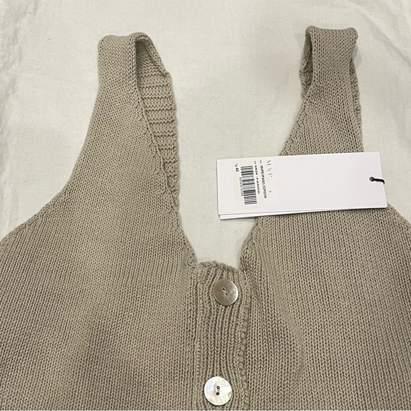 NWT. MVP WARDROBE MACARTHUR KNITWEAR Knit bra Crop Top - Picture 6 of 8
